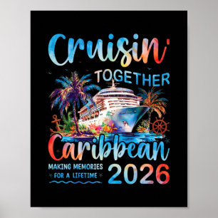 Poster Croisière aux Caraïbes 2026 Vacances en famille Cr