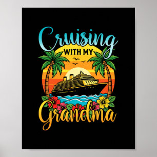 Poster Croisière avec ma grand-mère Vacances en croisière