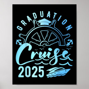 Poster Croisière de fin d'études 2025 Fête d'amis Voyage
