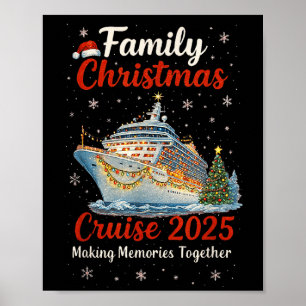 Poster Croisière de Noël en famille 2025 Merry Cruisemas