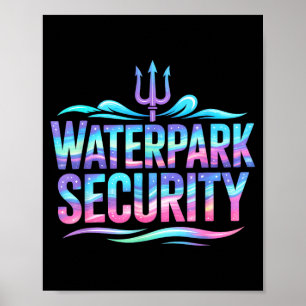 Poster Croisière de sécurité mignonne au parc aquatique v