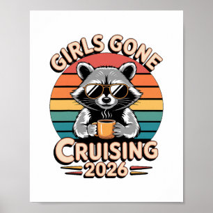 Poster Croisière de vacances de 2026 pour filles en crois