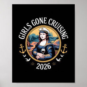 Poster Croisière de vacances Mona Lisa Filles en croisièr