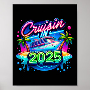 Poster Croisière en 2025 Voyage de croisière Vacances d'é
