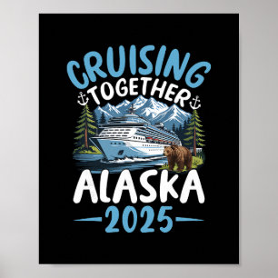 Poster Croisière en Alaska 2025 Aventure de croisière ens