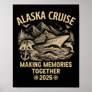 Poster Croisière en Alaska 2025 en famille Cruisin Togeth