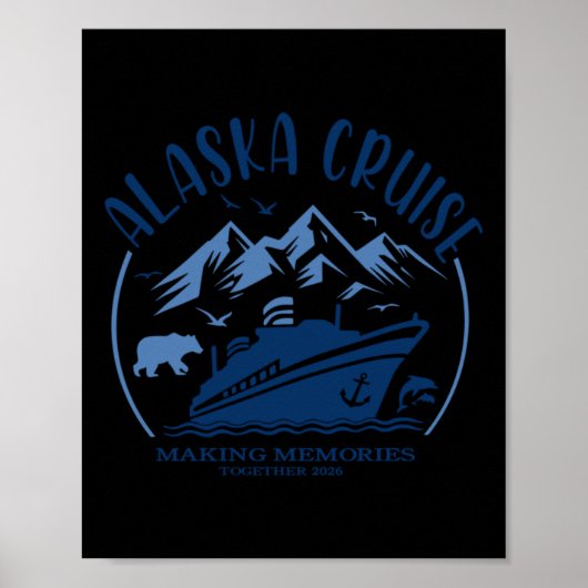 Poster Croisière en Alaska 2026 (Devant)