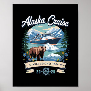Poster Croisière en Alaska correspondant en Alaska 2025