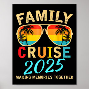 Poster Croisière en famille 2025 Plage Correspondant vaca