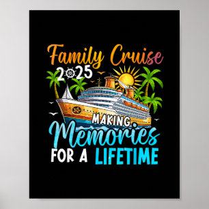 Poster Croisière en famille 2025 Vacances de croisière en