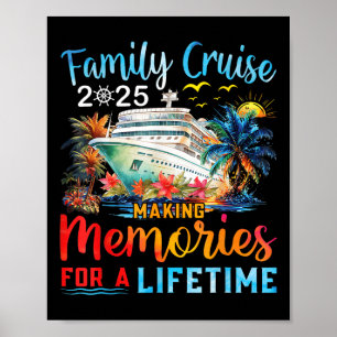 Poster Croisière en famille 2025 Vacances d'été en famill