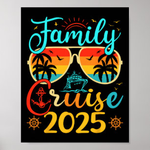 Poster Croisière en famille 2025 Vacances estivales Famil