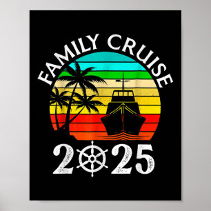 Poster Croisière en famille 2025 Voyage de croisière fami