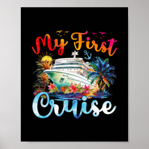 Poster Croisière en famille Vacances d'été Mon premier C