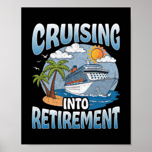 Poster Croisière en retraite Croisière Vacances Fête Croi