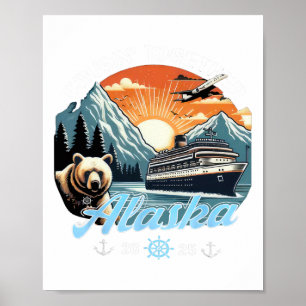 Poster Croisière Ensemble Alaska 2025 Ami Famille Alaska