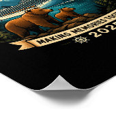 Poster Croisière Ensemble Alaska 2025 Famille Ami Alaska  (Coin)