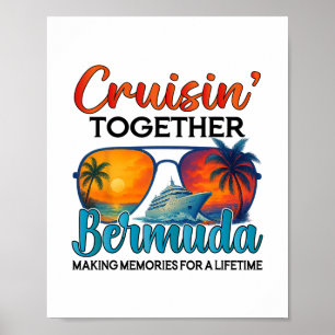 Poster Croisière ensemble aux Bermudes 2025 Amis Bermudes