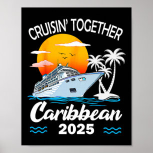 Poster Croisière ensemble dans les Caraïbes 2025 Vacances