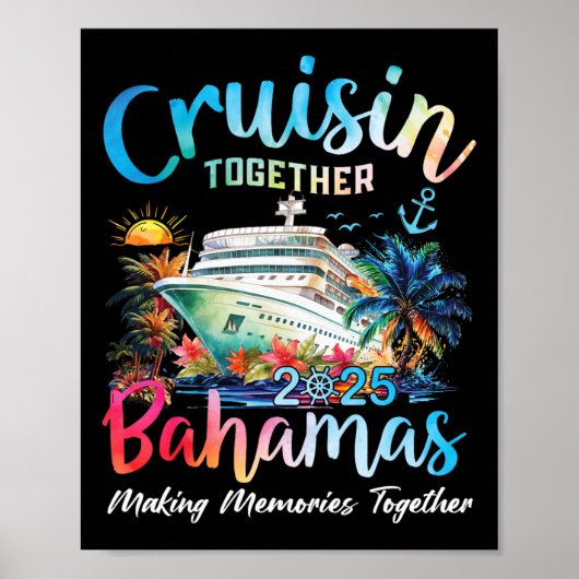 Poster Croisière ensemble Hamas 2025 Création de souvenir (Devant)