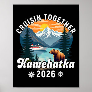 Poster Croisière Ensemble Kamchatka 2026 Ami Famille Russ
