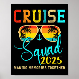 Poster Croisière Equipe 2025 Vacances Été Correspondant F
