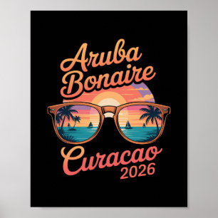 Poster Croisière familiale Aru Bonaire Curacao entre amis