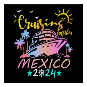 Poster Croisière familiale au Mexique