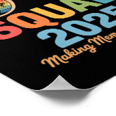 Poster Croisière familiale Hamas Vacances 2025 Squad Matc (Coin)