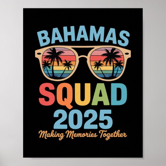 Poster Croisière familiale Hamas Vacances 2025 Squad Matc (Devant)