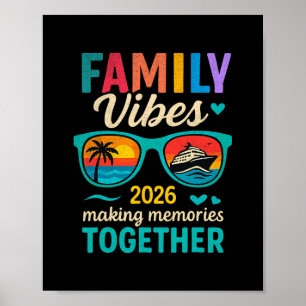 Poster Croisière Family Vibes 2026 Créer des Souvenirs En