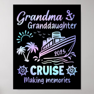Poster Croisière Grand-mère Petite-fille 2025 Souvenirs N