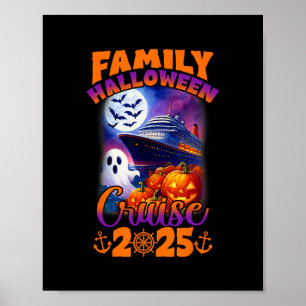 Poster Croisière Halloween en famille 2025 Amusement pour