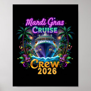 Poster Croisière Mardi Gras 2026 Croisière familiale 2026