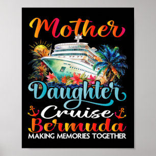Poster Croisière mère et fille aux Bermudes 2025 Maman Fi