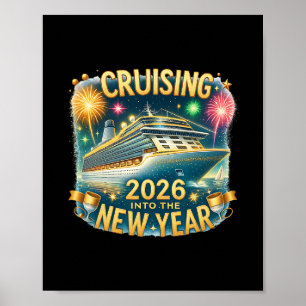 Poster Croisière pour le Nouvel An 2026 Vacances en crois