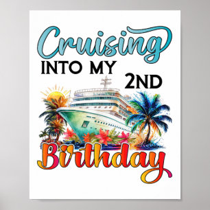 Poster Croisière pour mon 2e voyage d'anniversaire de cro