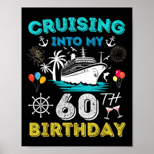 Poster Croisière pour mon 60e anniversaire Croisière 60 a