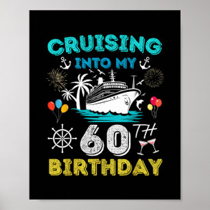 Poster Croisière pour mon 60e anniversaire Croisière 60 a