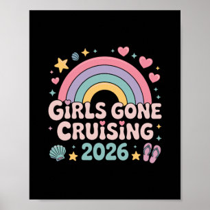 Poster Croisière Rétro Arc-en-Ciel 2026 des Filles en Vac