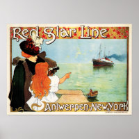 Croisières bateau RED STAR LINE Anvers New York Ol
