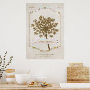 Poster CROISSANCE CÉLÉBRÉE - Papier d'affiche de valeur (