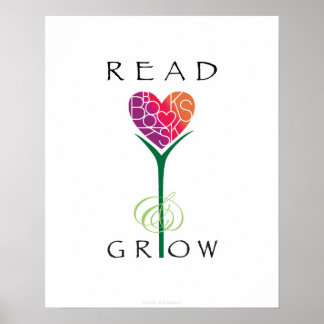 Poster Croissance de la lecture de livres