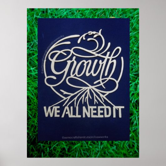 Poster Croissance dont nous avons tous besoin (Devant)