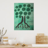 Poster "croissance" Peinture d'art cardiaque (Cuisine)