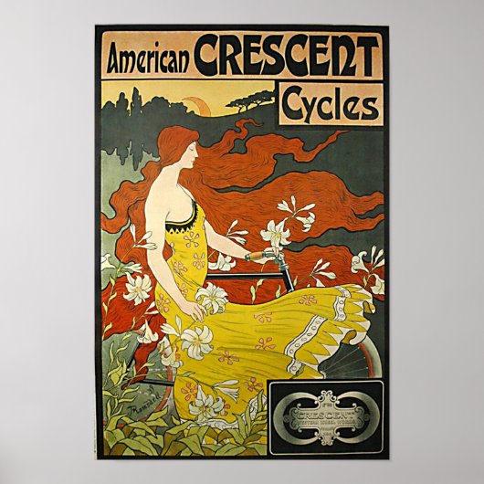 Poster Croissant américain-1899 (Devant)