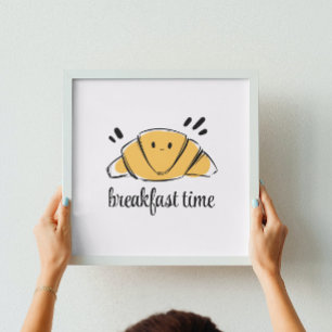 Poster Croissant Croissant