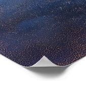 Poster Croissant de Lune depuis l'Espace - Style de Peint (Coin)