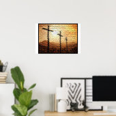 Poster Croix (Bureau à domicile)