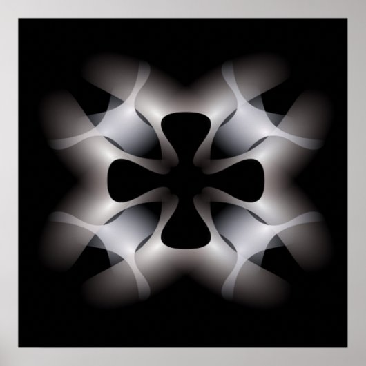 POSTER CROIX ABSTRAITE (Devant)